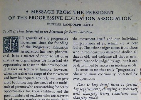 Page from Democracy in Education